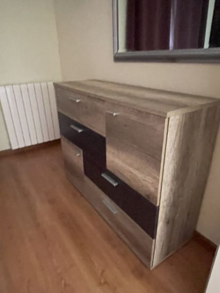 Nachtkästchen 2 Stück Holz Schwarz