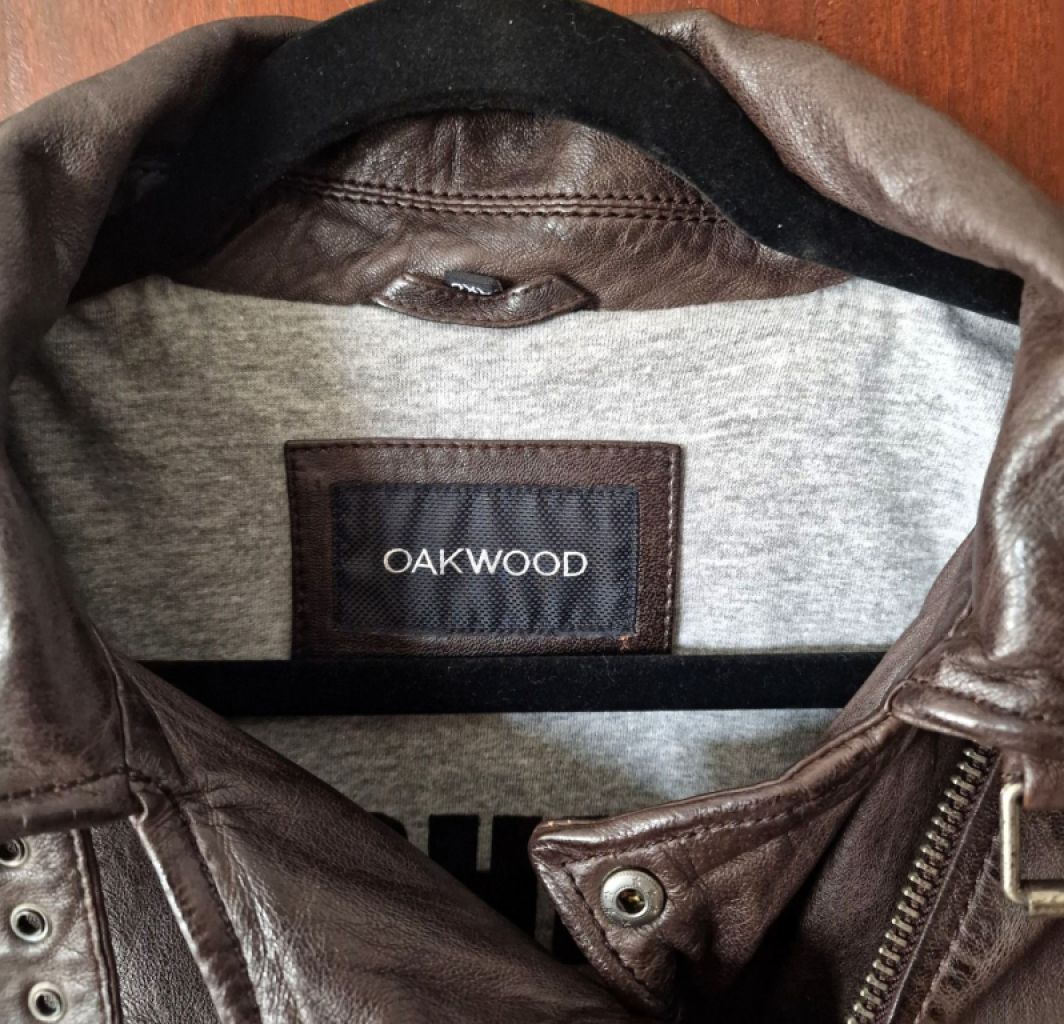 Nagelneue Damen- Lederjacke von OAKWOOD (Zalando), L - XL; aktueller Preis: 195€