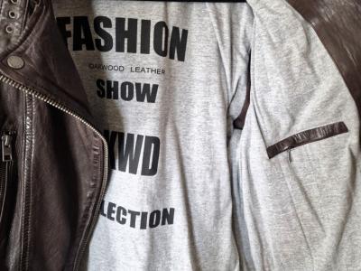 Nagelneue Damen- Lederjacke von OAKWOOD (Zalando), L - XL; aktueller Preis: 195€