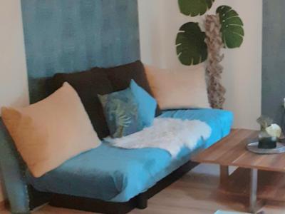 Neu bezogen Schlafcouch Klappsofa Bett Couch wie neu