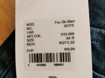 NEU! Edle Jeans von“PIERRE CARDIN“, Gr.27/32, Blau NEU!