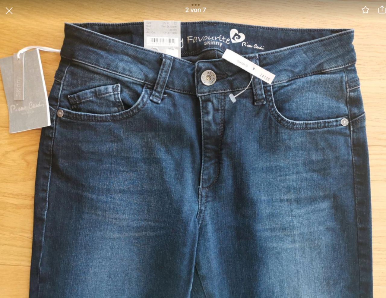 NEU! Edle Jeans von“PIERRE CARDIN“, Gr.27/32, Blau NEU!