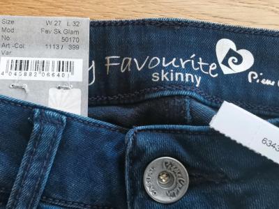 NEU! Edle Jeans von“PIERRE CARDIN“, Gr.27/32, Blau NEU!