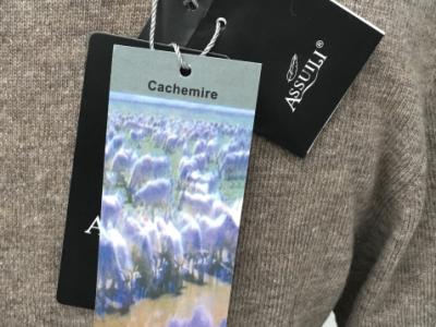 NEU! Edle Strickjacke Cardigan von “ASSUILI“, Gr.M Cashmere Seide