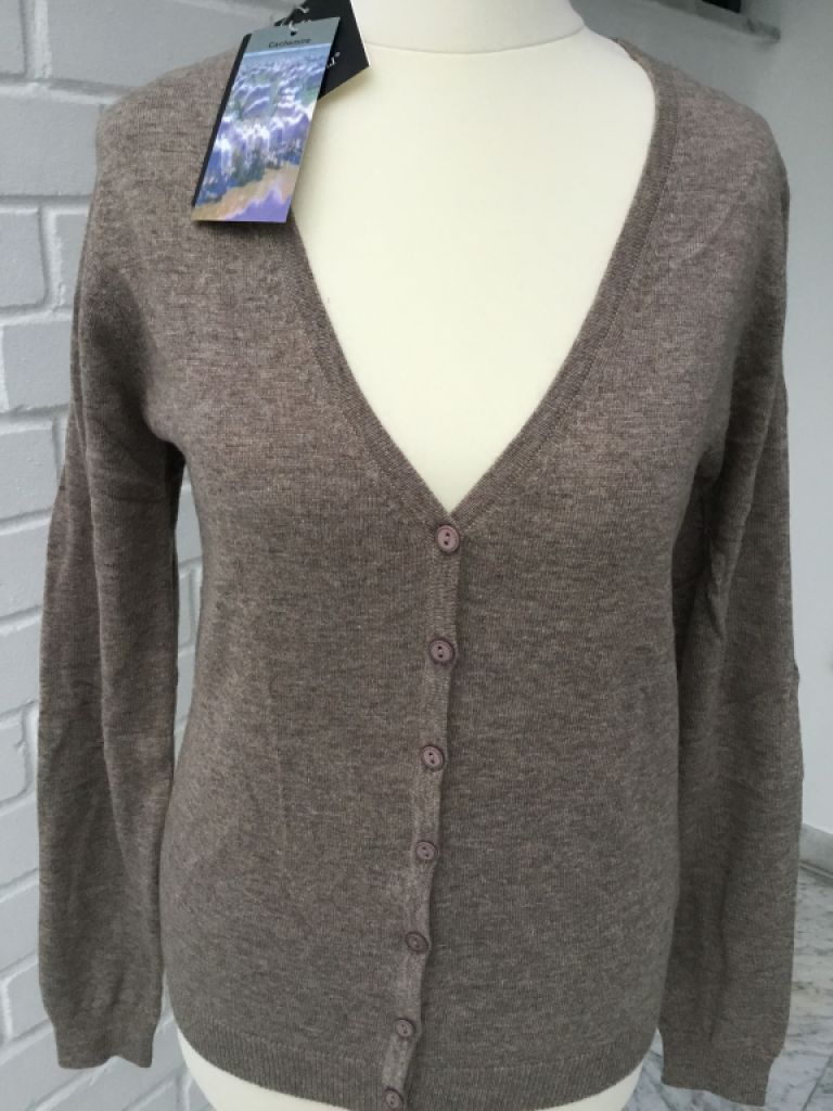 NEU! Edle Strickjacke Cardigan von “ASSUILI“, Gr.M Cashmere Seide