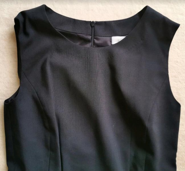 NEU! Edles Etuikleid des Designers“ St.Emile“, Gr.34/36, Schwarz