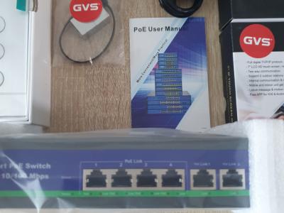 NEU !!!  GVS IP Video Türsprechanlage mit 3x 7 Zoll Monitor, HD Kamera. Infos siehe Lieferschein.