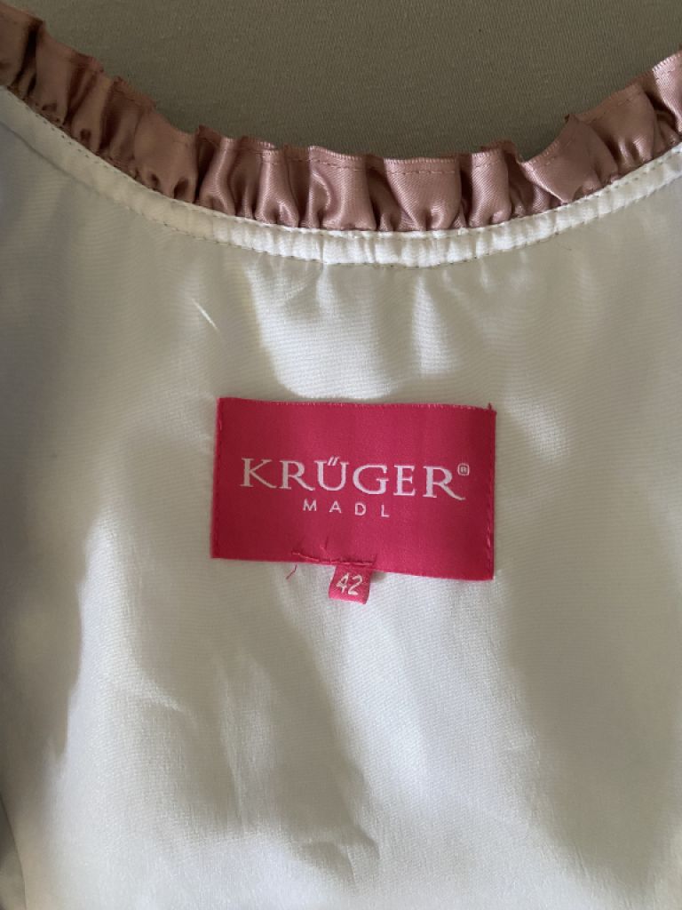 Neu KRÜGER Dirndl Größe 42 Tracht Stickerei
