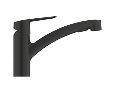 NEU schwarz matt Messing Grohe Start Küchenarmatur, Wasserhahn, ausziehbar schwenkbar Neupreis 188 €