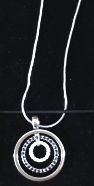 NEU! Silberkette 925-er Sterling Silber, Anhänger mit Strass