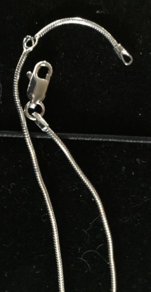 NEU! Silberkette 925-er Sterling Silber, Anhänger mit Strass