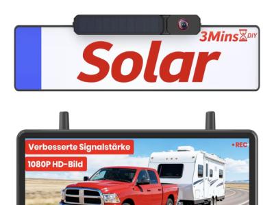 Neu und OVP, ungeöffnet:AUTO-VOX Solar Rückfahrkamera Kabellos