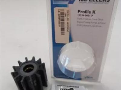 neuer JABSCO PROFIL K Neopren 12 Spline Impeller schwarz 13554-0001-P Marineboot