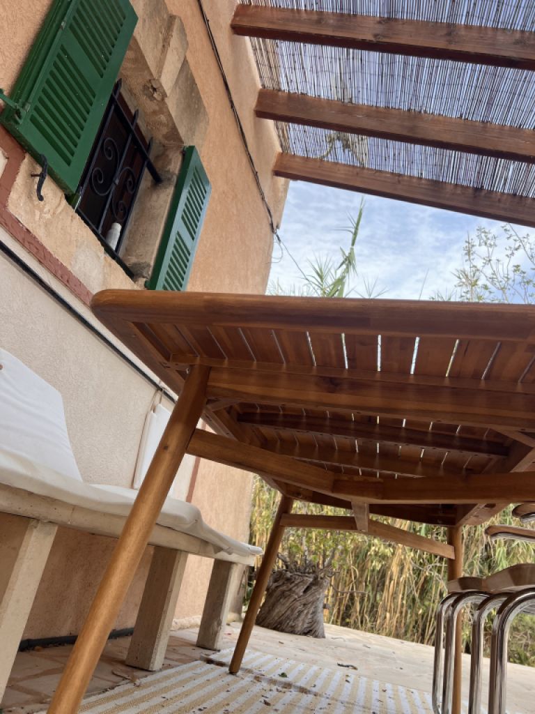 Neuer Outdoor Tisch Akazienholz