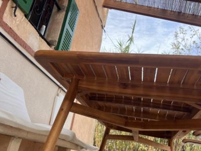 New Outdoor Table Acacia Wood