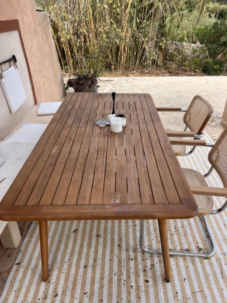 Neuer Outdoor Tisch Akazienholz