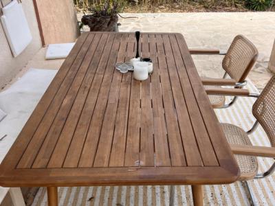 Neuer Outdoor Tisch Akazienholz