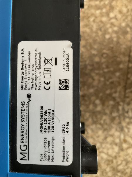 JUEGO de Almacenamiento de Energía NUEVO – MG Energy Systems