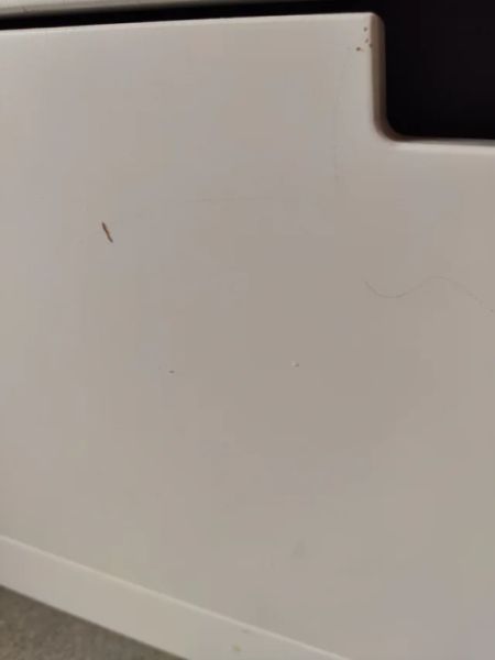 NORDLI Komode vertical, 3 schubladen, weiss