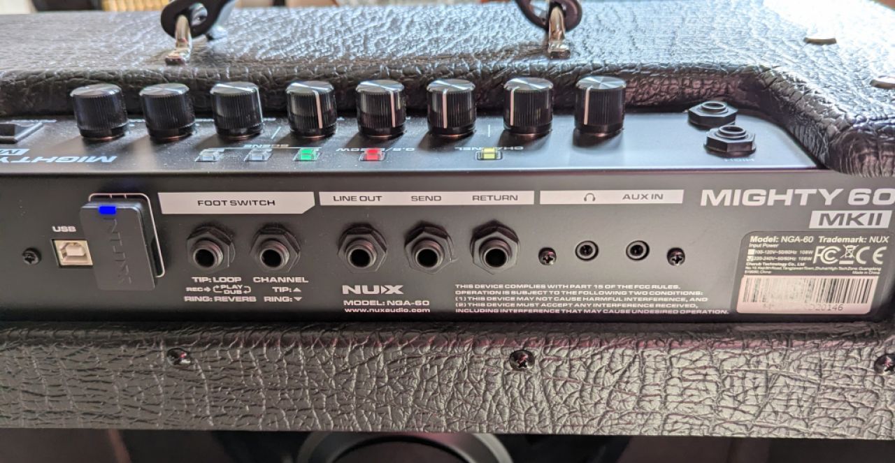 NUX Mighty 60Mk2 Combo 60W/12" Modelling Electric Guitar Amplifier