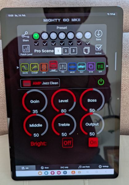 NUX Mighty 60Mk2 Combo 60W/12" Modelling Electric Guitar Amplifier