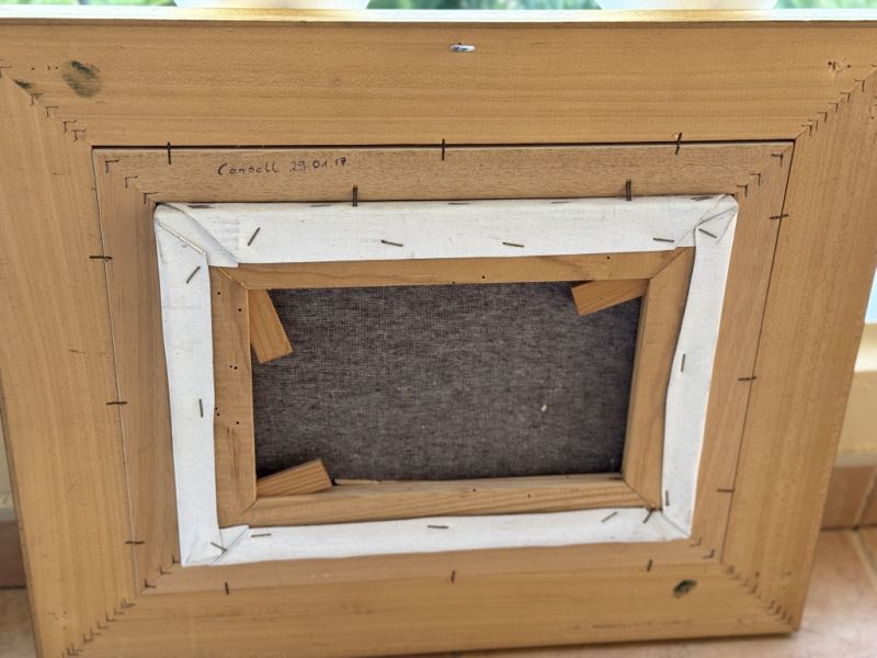 Oil painting, picture approx. 45 x 53 cm