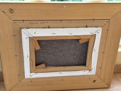 Oil painting, picture approx. 45 x 53 cm