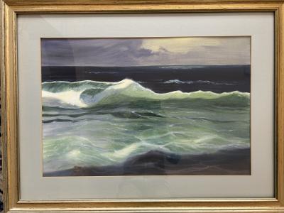 Oil painting seascape