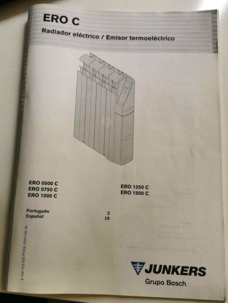Oelheizung 1000W, Junkers, für mollige Wärme!