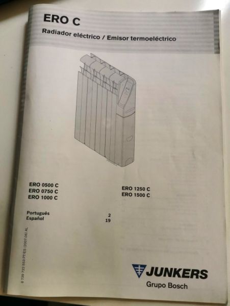Oelheizung 1000W, Junkers, für mollige Wärme!