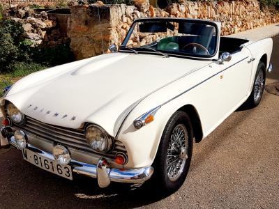 Classic car TR 4 A IRS in Santanyi