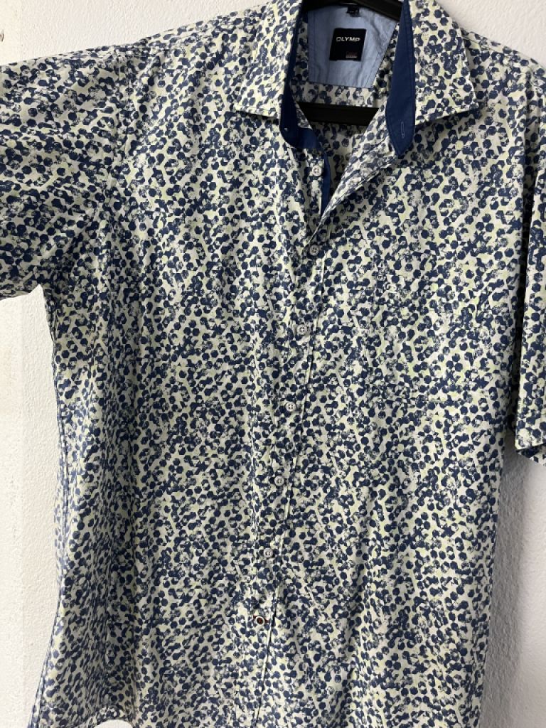 Camisa Olymp de manga corta, talla XL