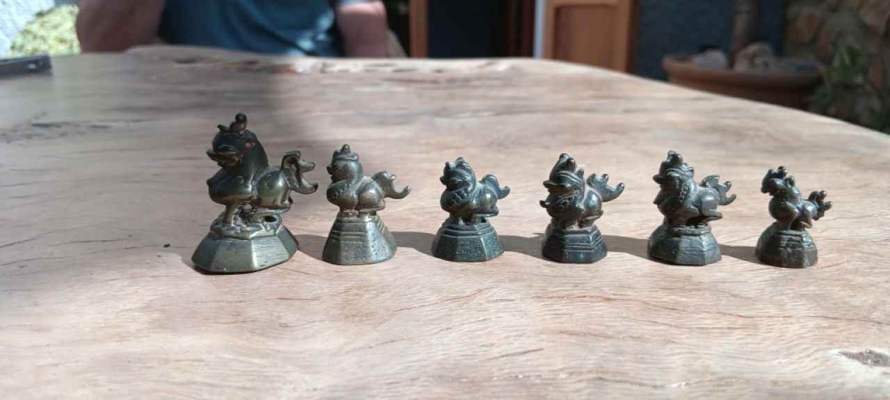 Opiumgewichte Bronze