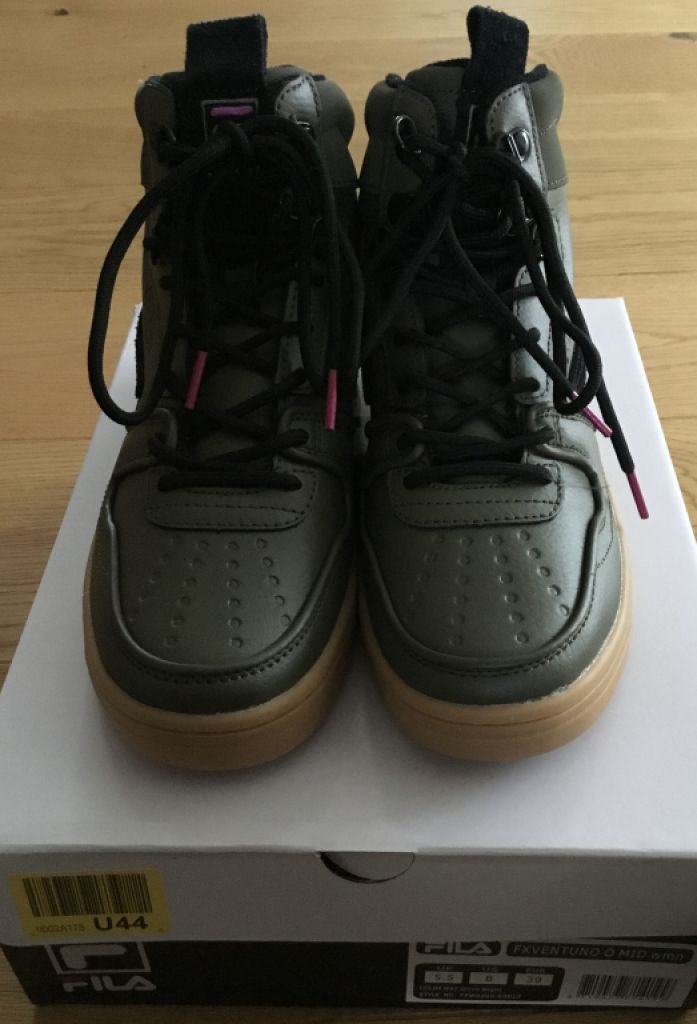 Original FILA Sneaker High Leder, Gr.39, Khaki NEU!