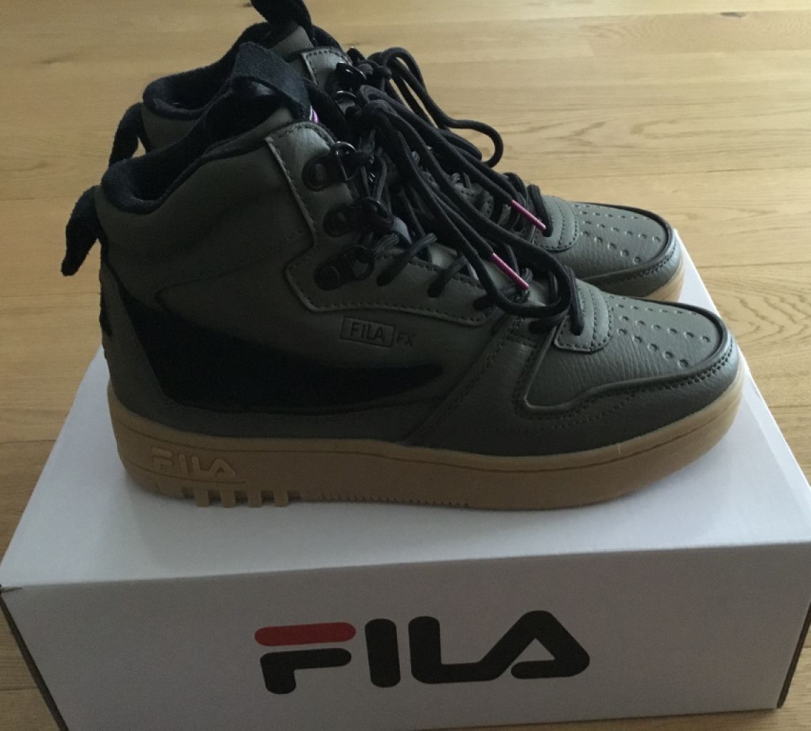Original FILA Sneaker High Leder, Gr.39, Khaki NEU!