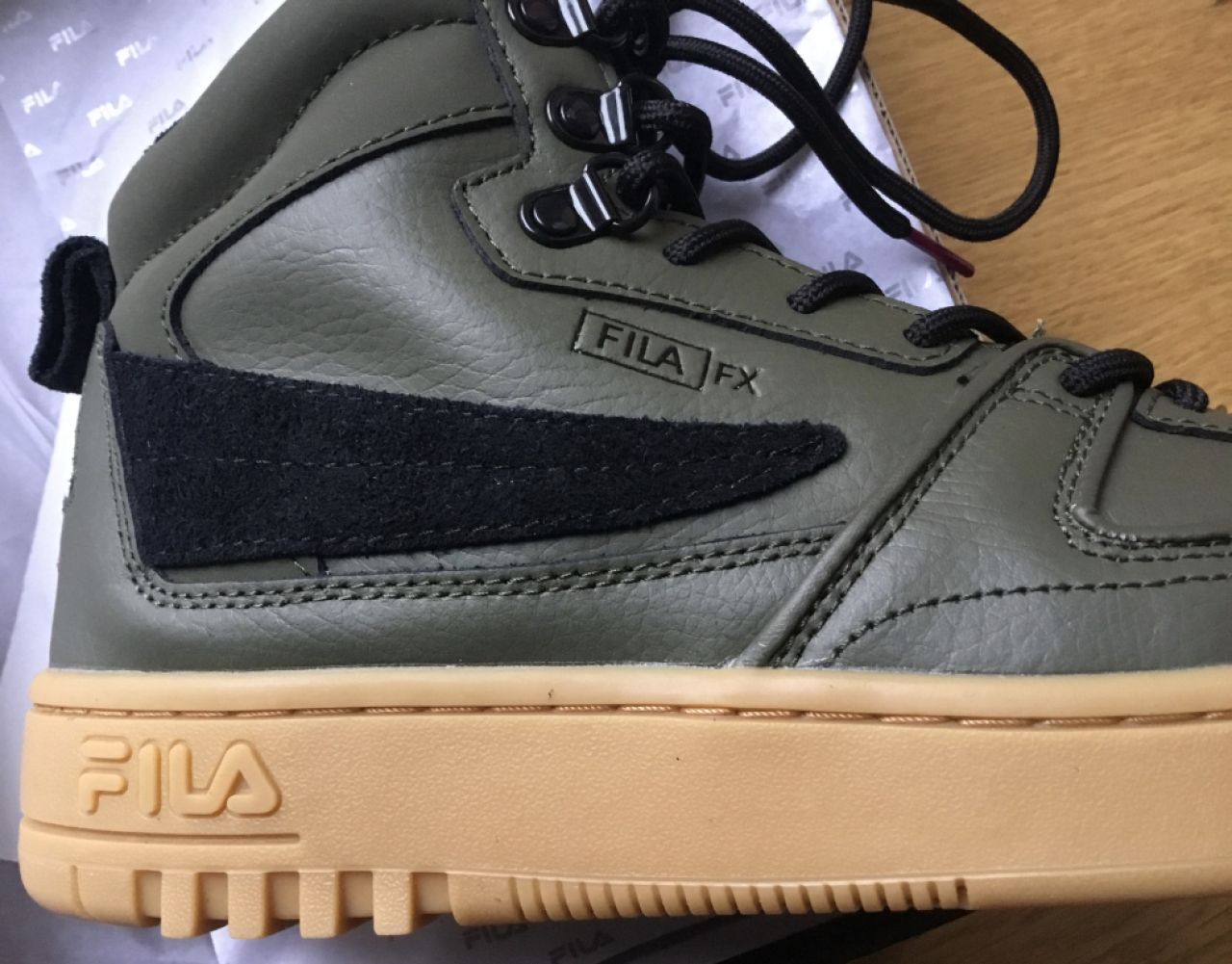 Original FILA Sneaker High Leder, Gr.39, Khaki NEU!