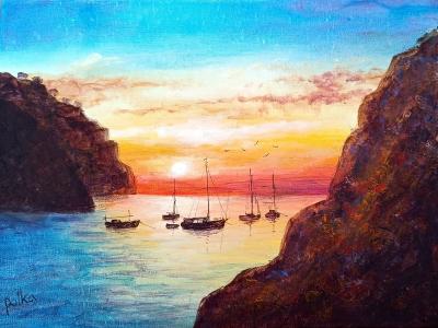 Original Gemälde 30 X 40 cm