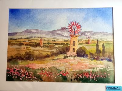 Original Gemälde 30 X 40 cm