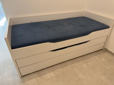 PAIDI Jugendbett Ausziehbett Kojenbett 2in1 Neupreis 1450 € Kinderbett Fiona weiß