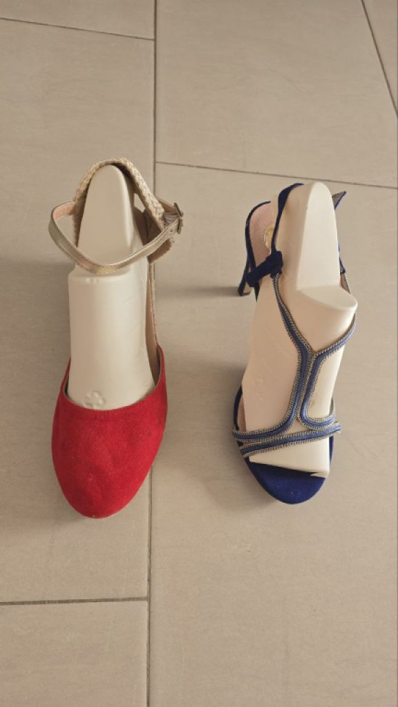 Lot of 7 pairs of shoes, size 40 — in excellent condition