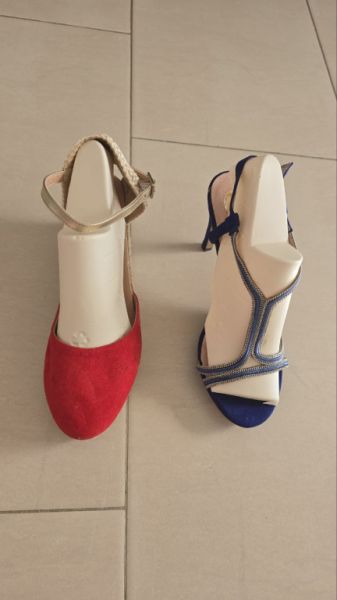 Lot of 7 pairs of shoes, size 40 — in excellent condition