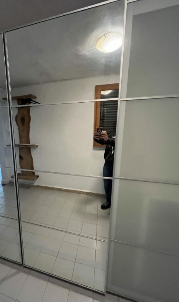 Armario Pax con puertas correderas - espejo y vidrio esmerilado