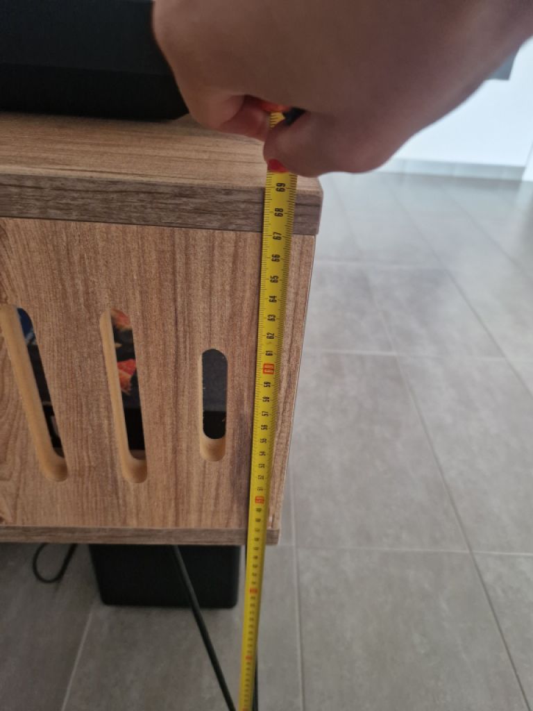 Plattenspieler-Möbel mit „hairpin“-Beinen + Vinyl-Aufbewahrung (Etsy-Stil)