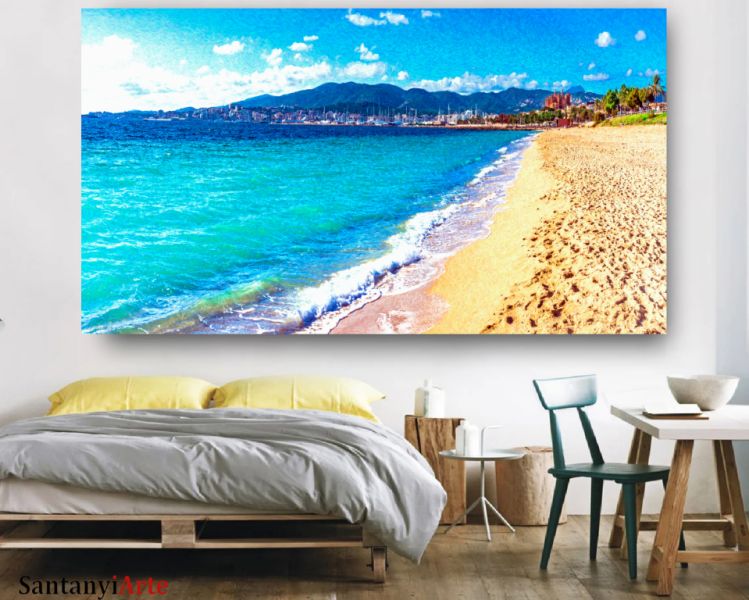 Playa de Palma - Art on Canvas