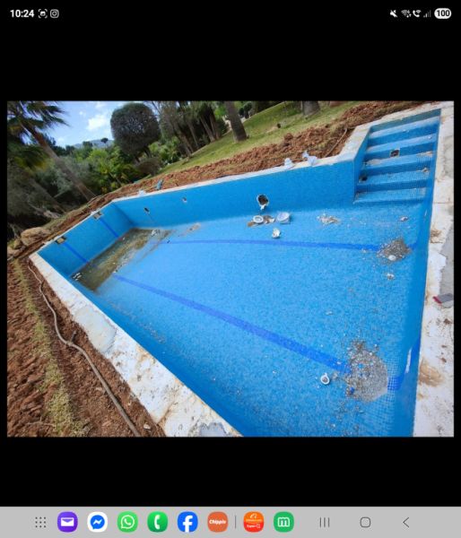 Pool renovation: new tiles, pool liner or coating