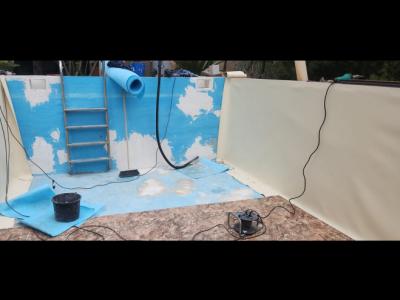 Pool renovation: new tiles, pool liner or coating