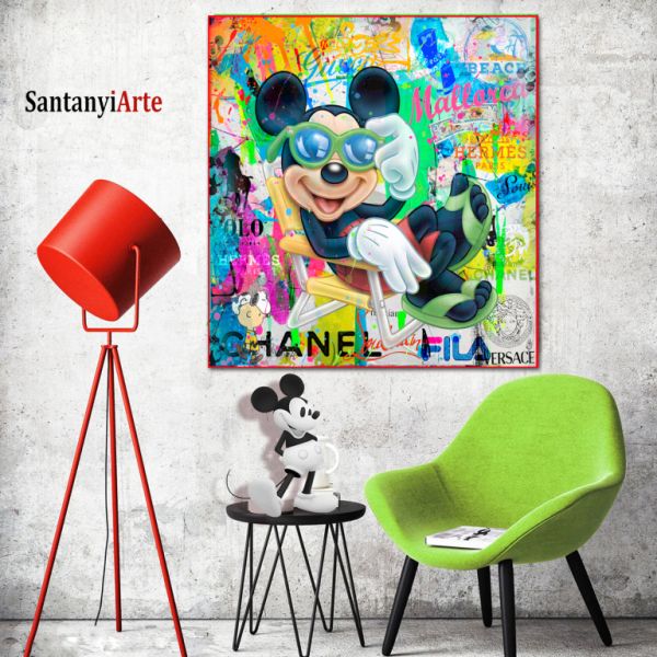 Pop Art Kunst auf Leinwand