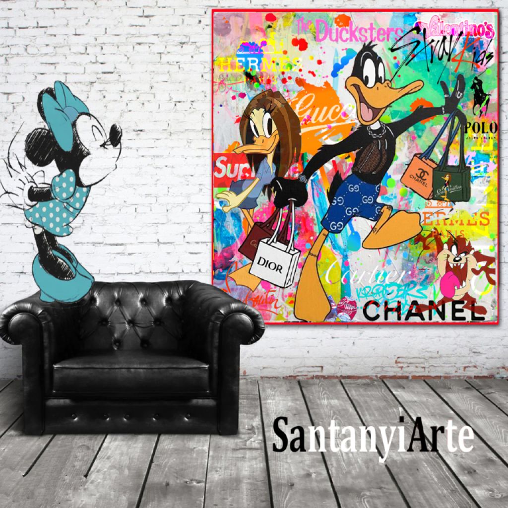 Pop Art Art on Canvas