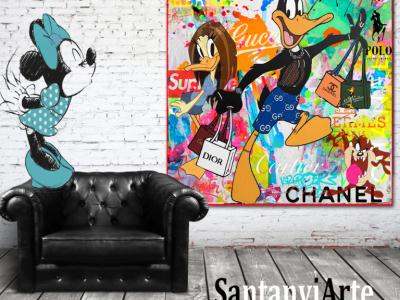 Pop Art Art on Canvas