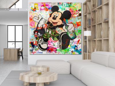 Pop Art Kunst auf Leinwand